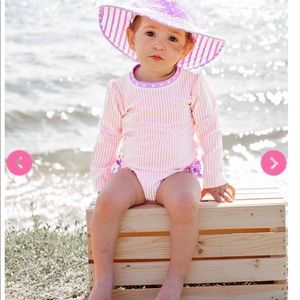 NWT ruffle butts rash guard bathing suit